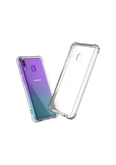 Samsung Uyumlu Galaxy A20 Kılıf Zore Nitro Anti Shock Silikon Renksiz