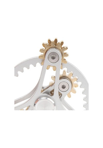Edc & Yeni Nesil Stres Çarkı 9 Dişli Metal Gear Linkage Fidget Spinner Hassas Mekanik Gyro, Cnc Metal Gövde