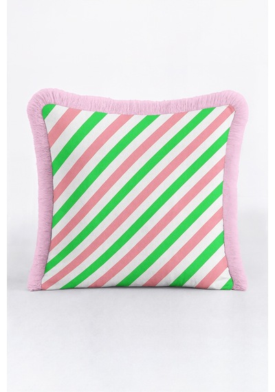Çizgili Pastel Renk Modern Saçaklı Yastık Kılıfı-geometrik Yeşil Pembe Krem Püsküllü Kırlent Kılıfı Derin Atlas Ritüel Çizgili Pastel Renk Modern Saçaklı Yastık Kılıfı-geometrik Yeşil Pembe Krem Püsküllü Kırlent Kılıfı Derin Atlas Ritüel