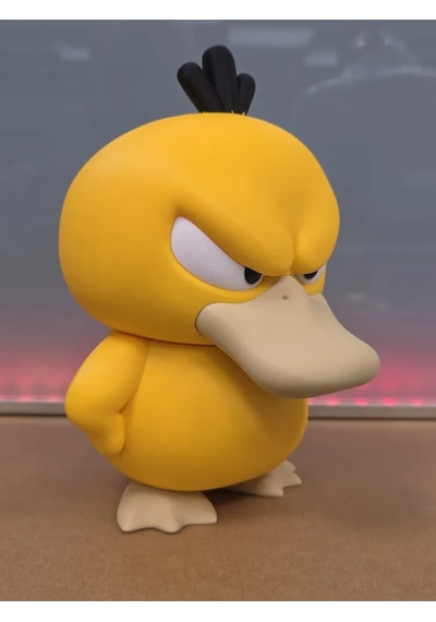 Psyduck Pokemon Figür 19cm-3d Baskı-kolleksiyonluk Biblo