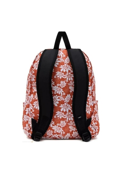 Vans Old Skool 22l Sırt Çantası Çiçekli Turuncu