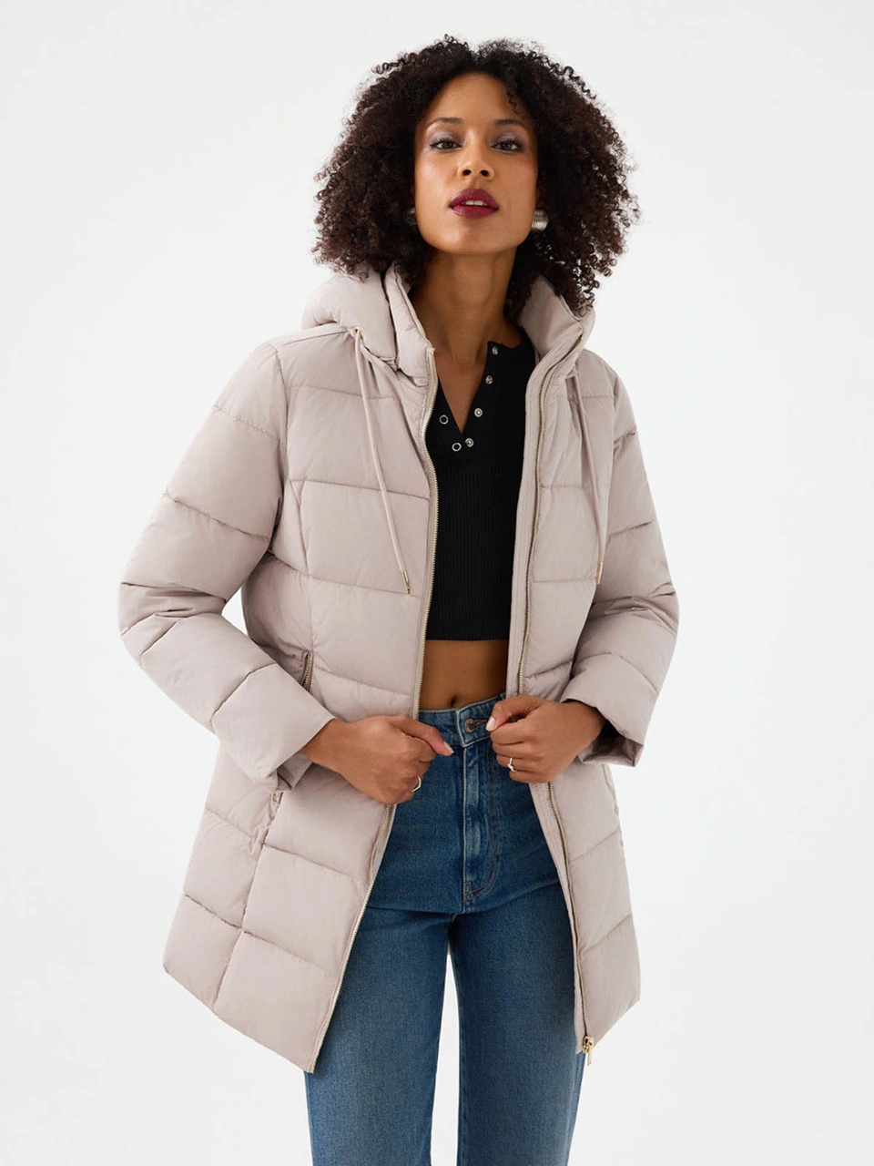 Loft Regular Fit Bej Kadın Mont Lf2041091 Bej