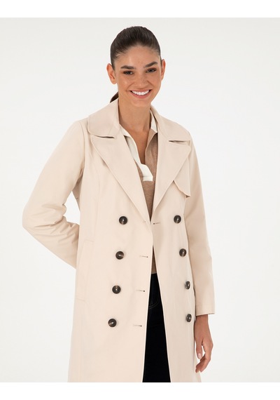 Pierre Cardin Kadın Taş Trençkot 50297353-vr049 Taş