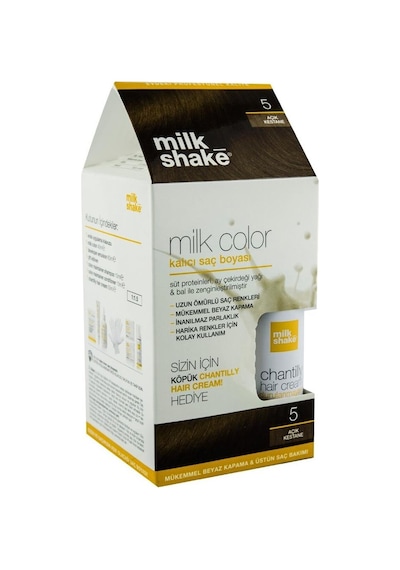 Milk Shake No:5 Açık Kestane Kalıcı Saç Boyası