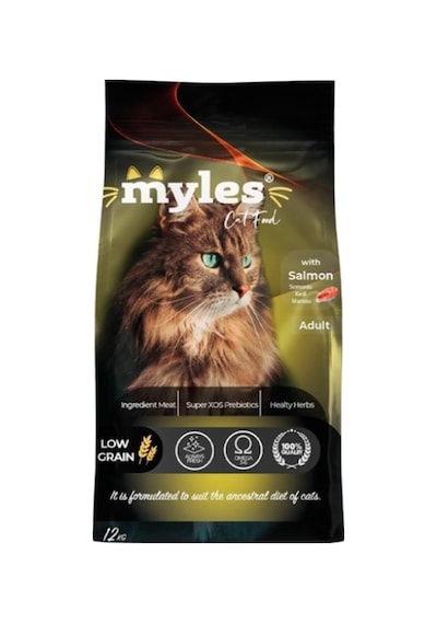 Myles Cat Food Somonlu Yetişkin Kedi Maması 12 Kg