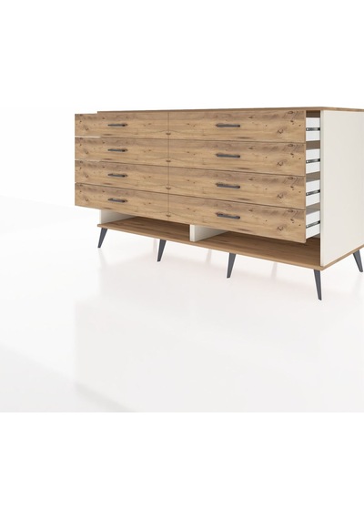 Kronos Konsol 8 Çekmeceli 176x59x99 Aytaşı-çam Aytaşı-çam