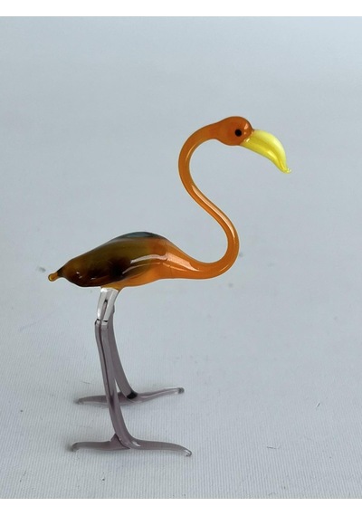 El Yapımı Murano Cam Flamingo Biblo A33-02