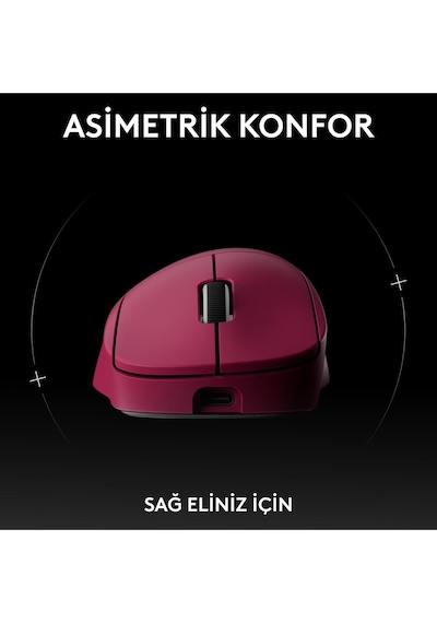 G Pro X Superlıght 2 Dex Lıghtspeed Hero 2 32k Dpı Sensör Kablosuz Oyuncu Mouse - Pembe Diğer