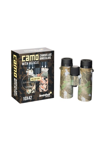 Levenhuk Grass Camo 10x42 Binoküler Dürbün Kahverengi