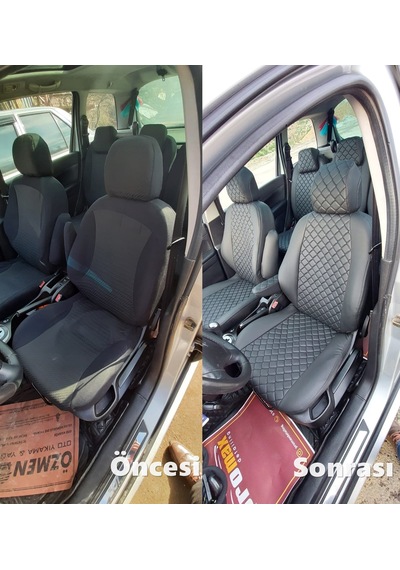 Peugeot 307 Araca Özel Deri Oto Koltuk Kılıfı (158097)