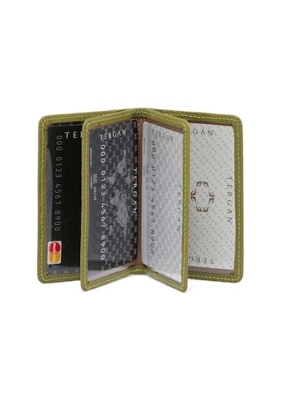 Tergan Yeşil Deri Unisex Kredi Kartlık - S1kk00001601-g8z Yeşil