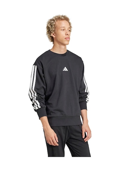 Adidas 3-stripes Erkek Sweatshirt Je6372 Siyah