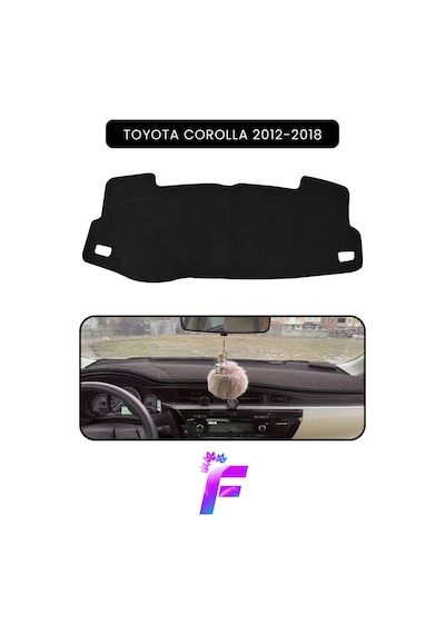 Toyota Corolla 2012-2018 Araca Özel Torpido Örtüsü Ön Göğüs Kılıfı Tam Koruma Tam Uyum B42