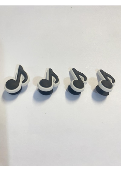 Nota Müzik Terlik Süsü Terlik Crocks Jibbitz 4 Lü Set
