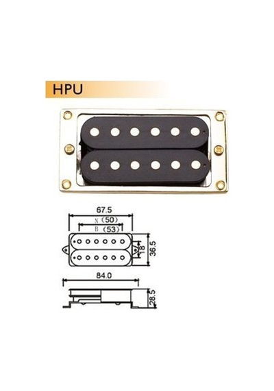 Dr Parts Hpubbkgd Elektro Gitar Manyetiği