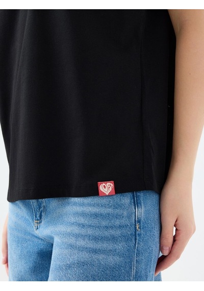 LOFT Regular Fit Kadın Tshirt K.kol Lf2039132 Q1.v1 Siyah