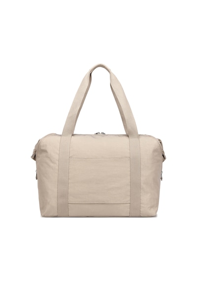 Smart Bags Orta Boy Su Geçirmez Extra Hafif Krınkıl Kumaş El Valizi Ve Spor Çantası Bej