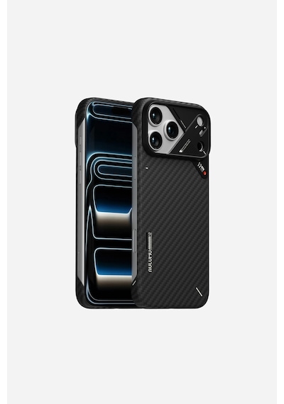 Apple iPhone 17 Pro Max Uyumlu Ultra Slim Magsafe Destekli Isı Dağıtıcı Aramid Fiber Kılıf A17 Şeffaf