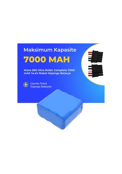 Mova Z60 Ultra Roller Complete 7000 Mah 14.4v Robot Süpürge Batarya