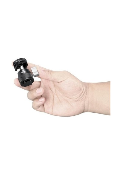 F-19 Cold Shoe Adaptörlü Mini Top Başlık