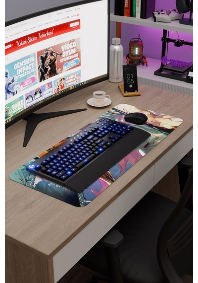 Chainsaw Man Anime V2 - 70x30 Xl Gaming Kauçuk Kaymaz Taban Mouse Pad Fare Altlığı