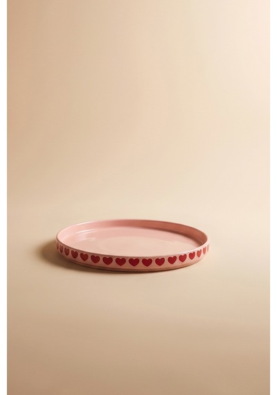 Karaca Sweetheart Pasta Tabağı 21,5 Cm Pembe
