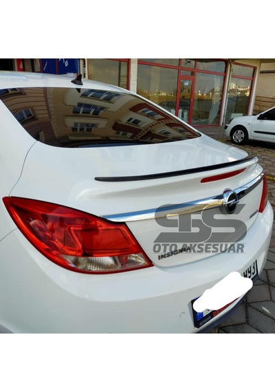 Sts Oto Aksesuar Opel Insignia Bagaj Üstü Spoiler Bagaj Çıtası Piano Black (Parlak Siyah)