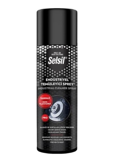 Selsil Endüstriyel Temizleyici Yanmaz Sprey 500 Ml