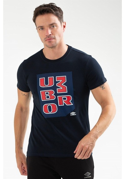 Umbro Erkek Tişört Knut Tf - 0136-Siyah