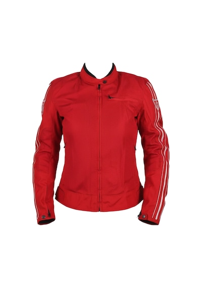 Venom Motosiklet Kadın Montu Yazlık Jessy Fileli Red Motorcu Mont