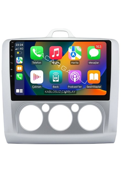 For-x Focus 2 Manuel 2005-2011 -9''android Gerçek 2+32 Gb / 4 Çekirdek 1.6ghz / Wıfı 5.0ghz / Bt 5.4-kablosuz Carplay-ahd Hd Geri Görüş Kamera  9"