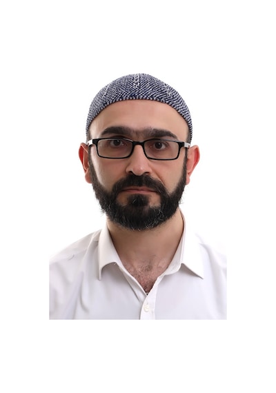 Lacivert Gri Kışlık Çift Renk Kadife Namaz Takkesi