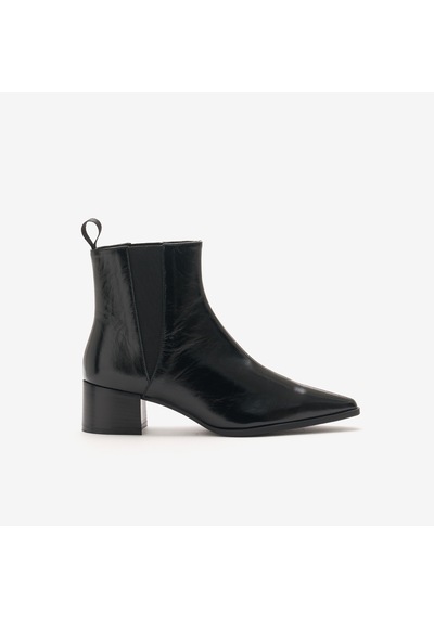 Black Bot Kadın 65s5 Frau Ortıseı Ankle Boot Wıth Heel siyah