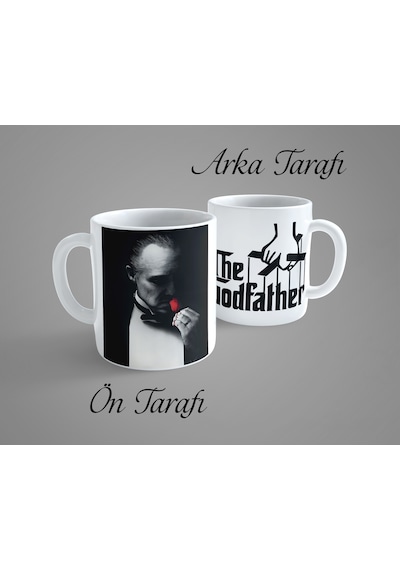 The Godfather Vito Porselen Kupa Bardak Beyaz