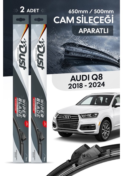 Audi Q8 2019-sonrası Uyumlu Silecek Takımı 650mm/500mm S13