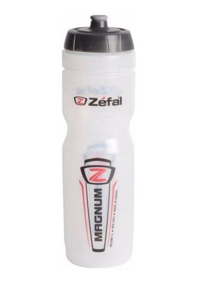 Zefal Magnum 1000 Ml 1 Litre Plastik Bisiklet Matarası Beyaz