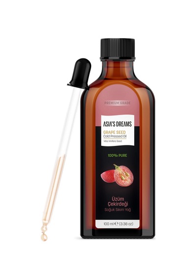 Asia's Dreams Üzüm Çekirdeği Soğuk Sıkım Yağ 100ml