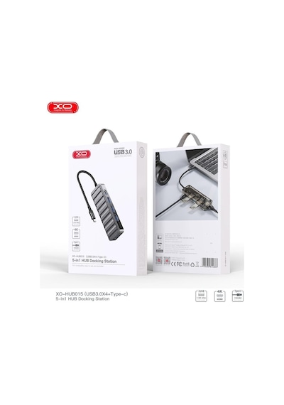 Type-c 4 Portlu Usb 3.0 Yüksek Hızlı Veri Aktarıcı Çoklayıcı Hub