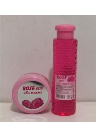 Rose City Gül Kolonyası 240 ml Alana Rose City Gül Kremi 135 ml H