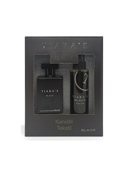 Tiaras Black Edt Parfüm 100 Ml Him Body Mist Edc 150 Ml Diğer