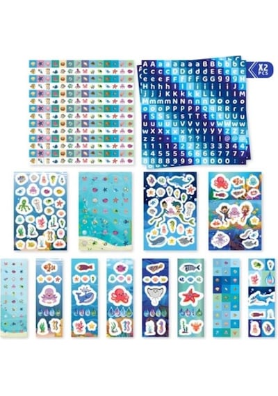 See Life Eğitici Çıkartma Ve Origami Deniz Dünyası 800'lü Sticker Hobi Seti
