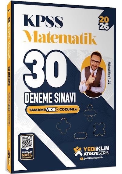 Yediiklim 2026 Kpss Atölye Serisi Matematik 30 Deneme Sınavı Tamamı Video Çözümlü