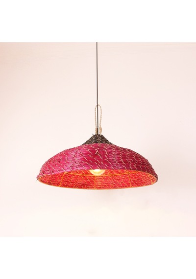 Mendong Berry Aydınlatma 60x27 Cm Pembe
