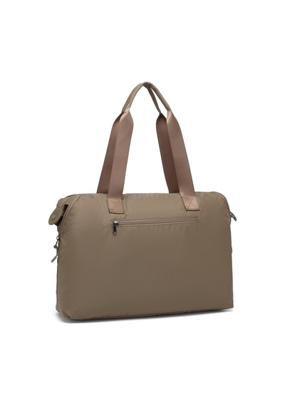 Smart Bags Hafif Kumaş Günübirlik Seyahat Çantası Veya Xl Kadın Omuz Çantası Kahverengi