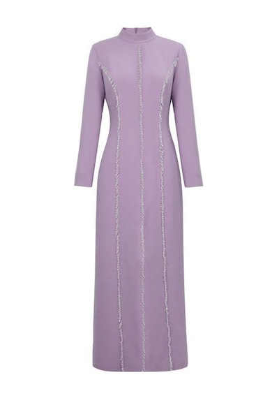 Senna Mılera Dress Gizemli Lila Lila