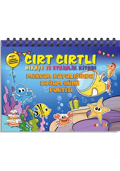 Cırt Cırtlı Hikaye Ve Etkinlik Kitabı-mercan Kayalığında Doğum Günü Partisi