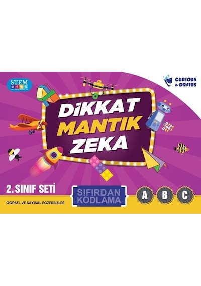 Curious & Genius 2. Sınıf Sıfırdan Kodlama Seti 3 Kitap