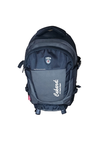 Büyük Boy Sırt Çantası Laptop Bölmeli 45lt Hacim 17.3 - 18" Lapto Siyah
