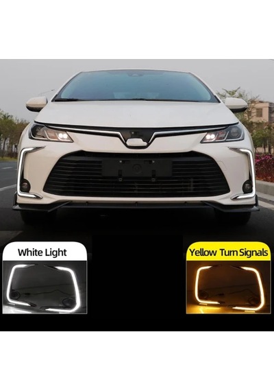 Toyota Corolla 2019-2020-2021 Gündüz Ledi Sarı Beyaz