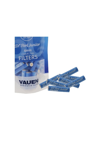 Dr. Perl Junior Blue 6mm. 50 Adet Aktif Karbon Pipo Filtresi